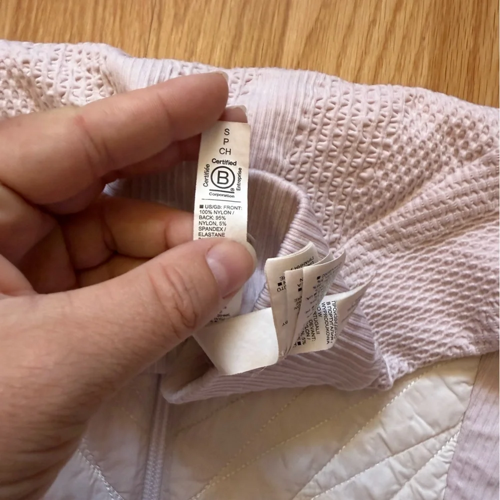ATHLETA Flurry Force Insulated Primaloft Jacket II Womens Light Pink Sz S - Picture 7 of 7